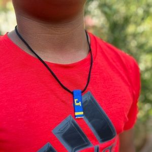 NW 💯 handmade adjustable initial tag Necklace, Benin Made